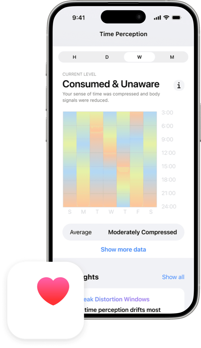 Time Perception in Apple Health