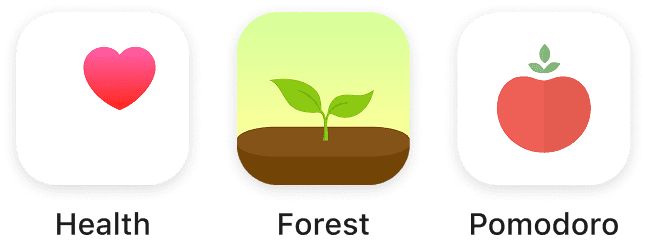 Health, Forest, Pomodoro